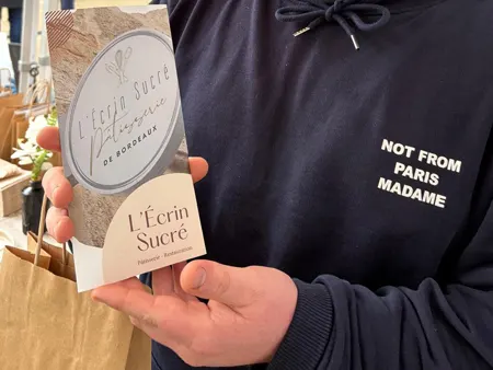 Inauguration de l'esplanade Charles de Gaulle - Mériadec - février 2026 - carte Écrin sucré